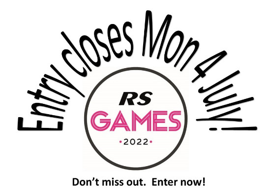 More information on RS Games Entry Extended Until Mon 4 July!