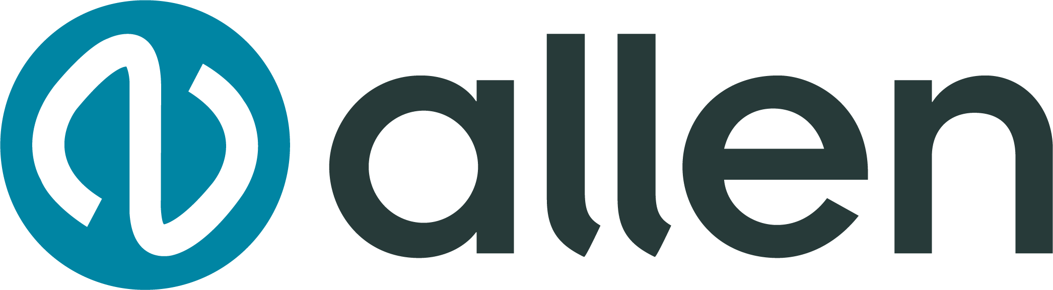 Allen - Grey logo - for use on white background-